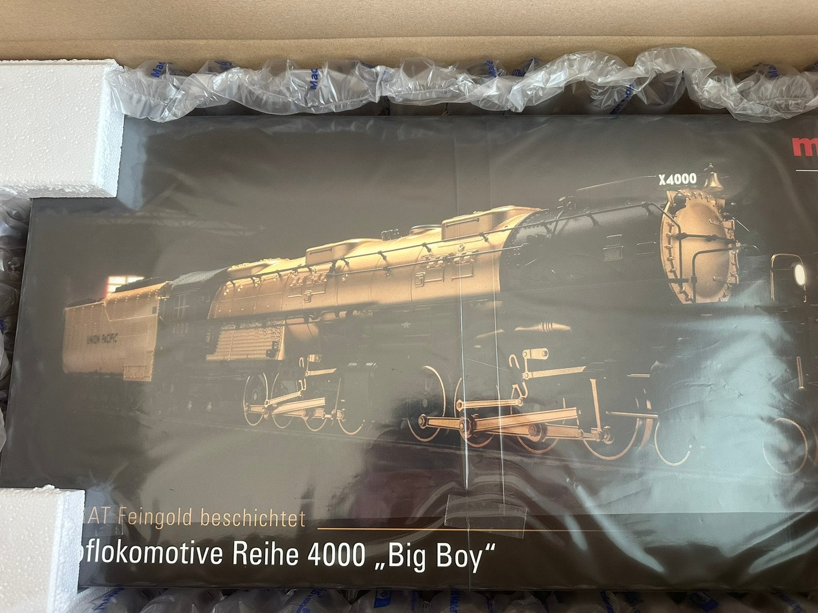 Marklin 39400 Gouden Big Boy nieuw in ongeopende verpakking, Hobby en Vrije tijd, Modeltreinen | H0, Wisselstroom, Locomotief