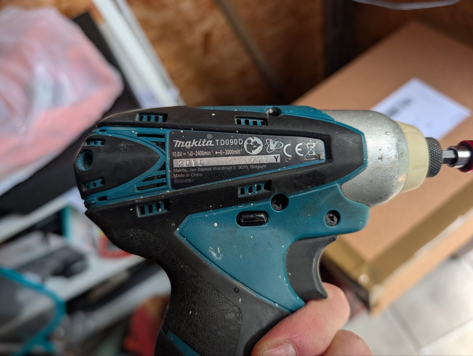 Makita TD090D Slagschroevendraaier 10.8V + 2 Accu's & Lader