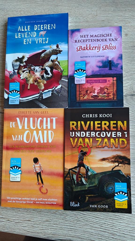 Blink Leesclub boeken 4 stuks, Boeken, Ophalen of Verzenden, Gelezen, Mariken Jongman, Fictie algemeen