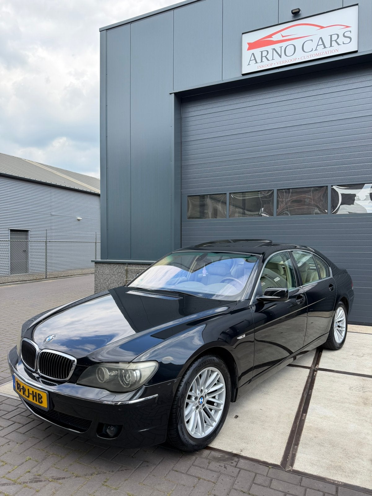 BMW 7-Serie 4.8 I 750 AUT 2005 Zwart V8 - NIEUWE APK ✅, Auto's, BMW, Bedrijf, 7-Serie, ABS, Adaptieve lichten, Airbags, Airconditioning