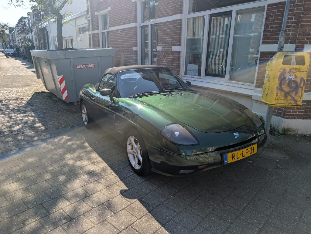 Fiat Barchetta 1.8 16V 1997 Groen, Auto's, Fiat, Particulier, Barchetta, Benzine, Cabriolet, Handgeschakeld, Origineel Nederlands