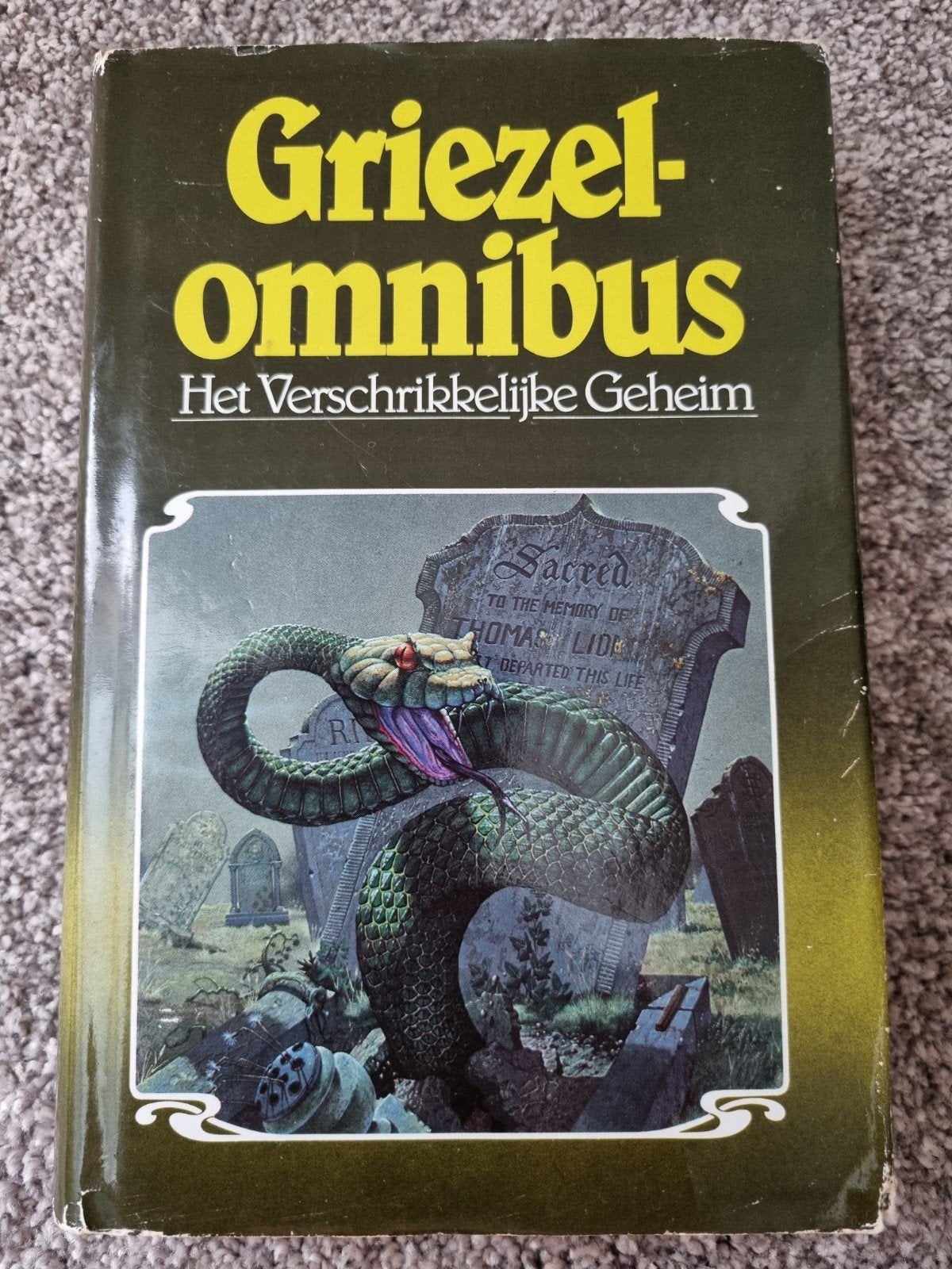 Boek : Griezelomnibus .... Het Verschrikkelijke Geheim, Boeken, Ophalen of Verzenden, Zo goed als nieuw, Diverse auteurs
