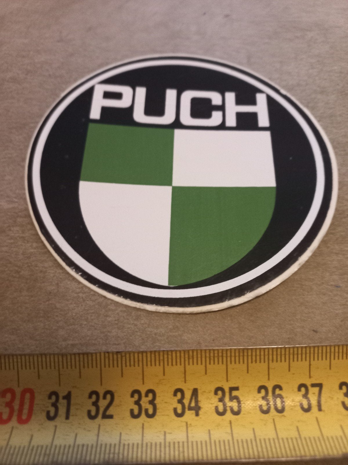 Puch embleem / sticker, Ophalen of Verzenden, Gebruikt, Overige typen