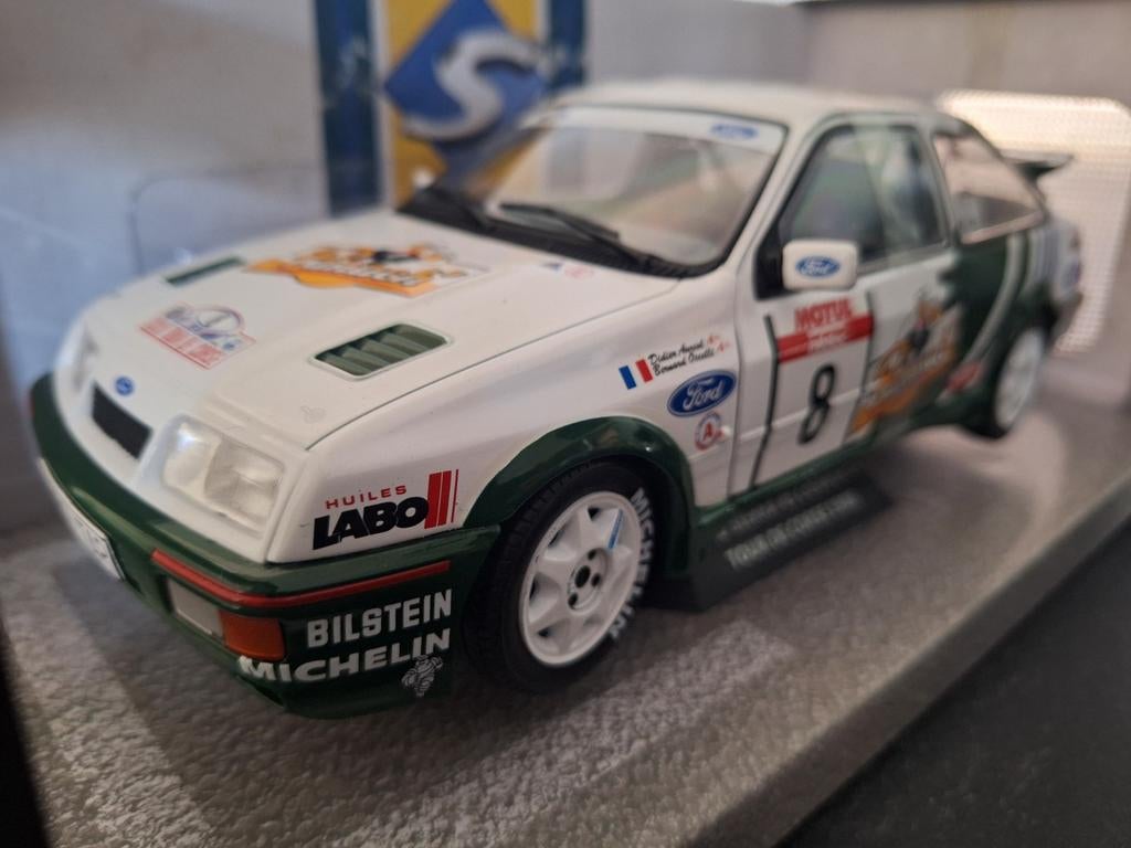 Ford Sierra RS Cosworth Tour de Corse #8 Schaal 1:18, Hobby en Vrije tijd, Modelauto's | 1:18, Auto, Nieuw, Ophalen of Verzenden