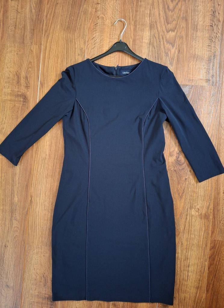 Mooie klassieke jurk van lilytime maat 38, Maat 38/40 (M), Blauw, Ophalen of Verzenden, Zo goed als nieuw