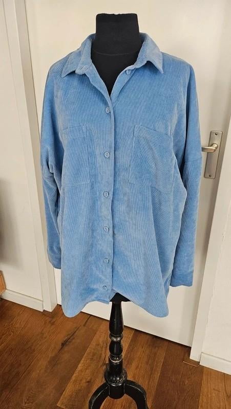 Lichtblauwe rib blouse van Rainbow XL, Kleding | Dames, Blouses en Tunieken, Ophalen of Verzenden