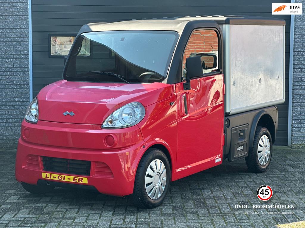 Ligier Flex Van Brommobiel 45km auto 2013 1eig Aixam D-Truck, Diversen, Gebruikt, Ligier