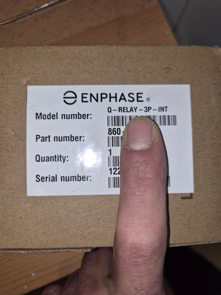 Enphase Q-RELAY-3P-INT Q-relais 3-fase, Doe-het-zelf en Verbouw, Elektra en Kabels, Ophalen of Verzenden