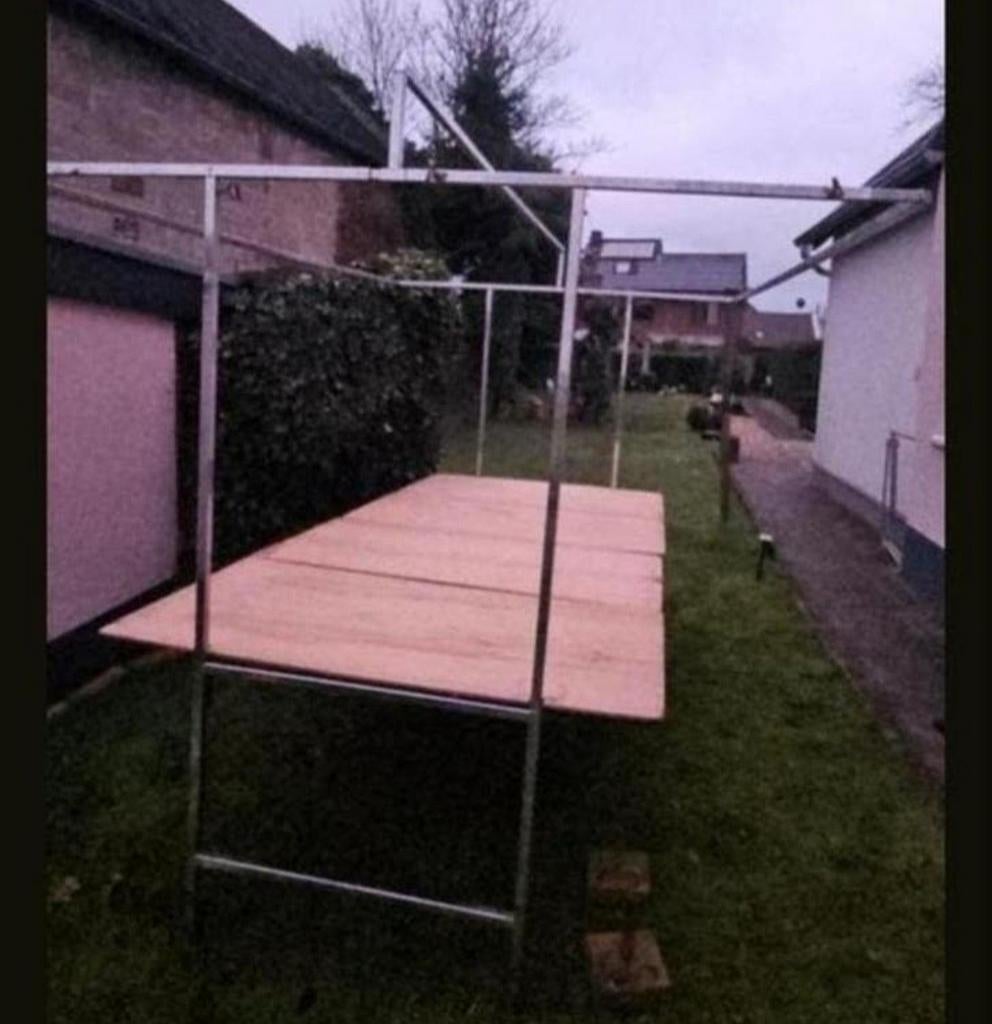 Markt verkoopkraam, Ophalen, Gebruikt