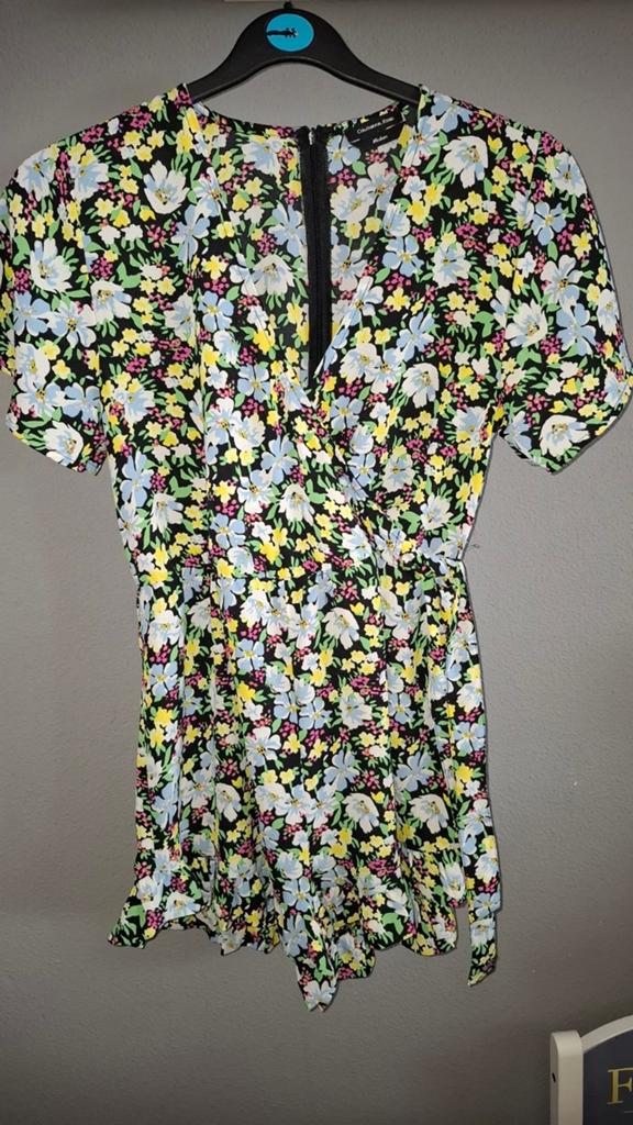 Colourful Rebel Playsuit Bloemenprint Maat M, Maat 38/40 (M), Overige kleuren, Colourful Rebel, Ophalen of Verzenden