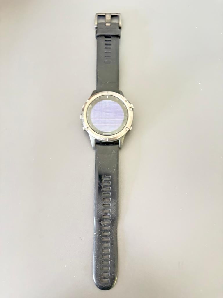 Te koop: Garmin Fenix 5 Sapphire Titanium, Gebruikt, Zwart, IOS, Ophalen of Verzenden