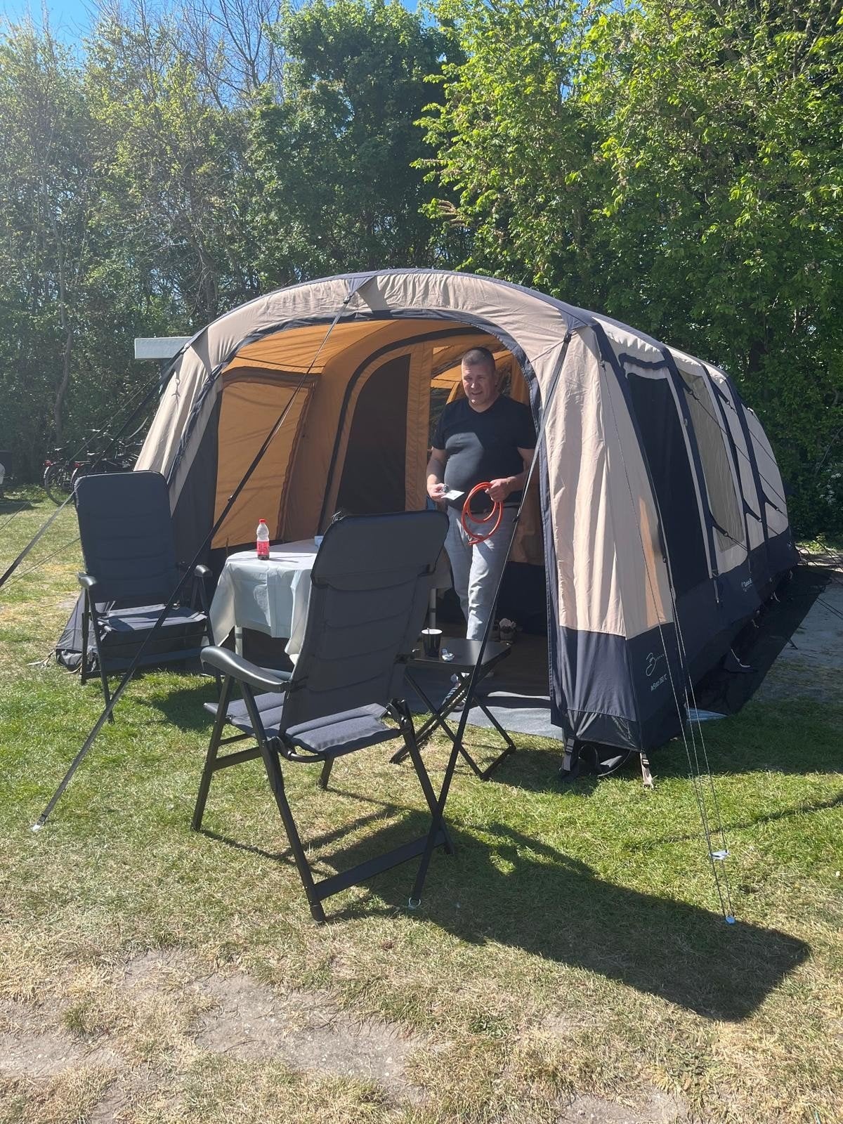 Bardani Airspace Tent 5 Personen - Z.G.A.N., Ophalen, Zo goed als nieuw, Tot en met 5