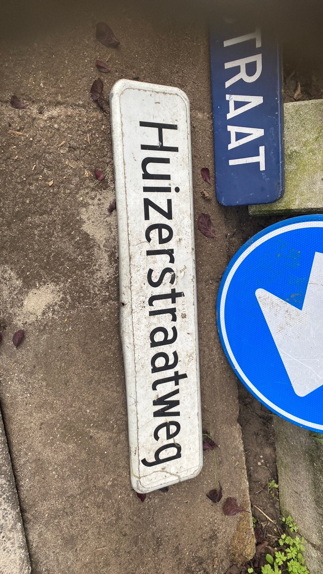 Verkeersbord.  Straatnaambord, Ophalen of Verzenden