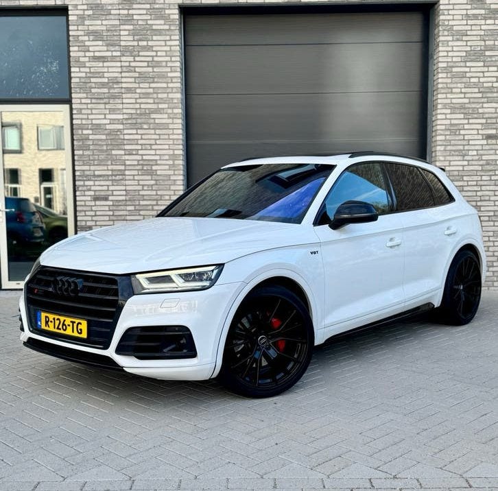 Audi SQ5 3.0 Tfsi Quattro 354pk Tiptronic 2017 Wit Uniek, Auto's, Automaat, Dealer onderhouden, Parkeerassistent, 2995 cc