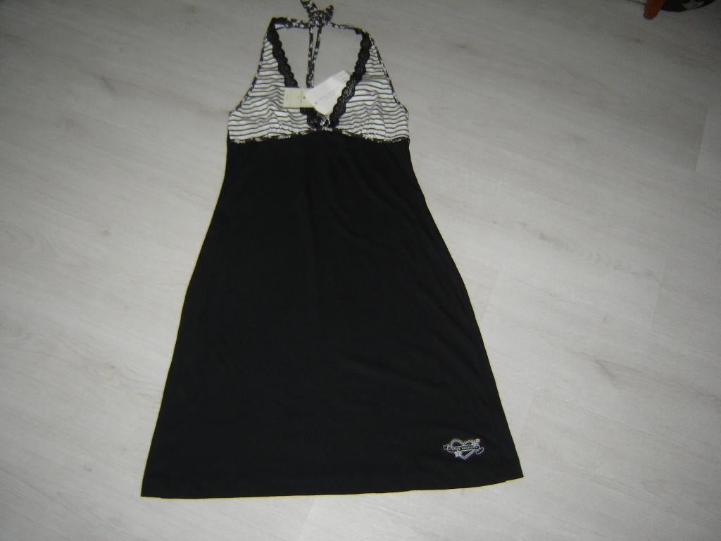 Vive Maria halter jurkje zwart-wit maat L, Overige kleuren, Maat 42/44 (L), Nieuw, Ophalen of Verzenden