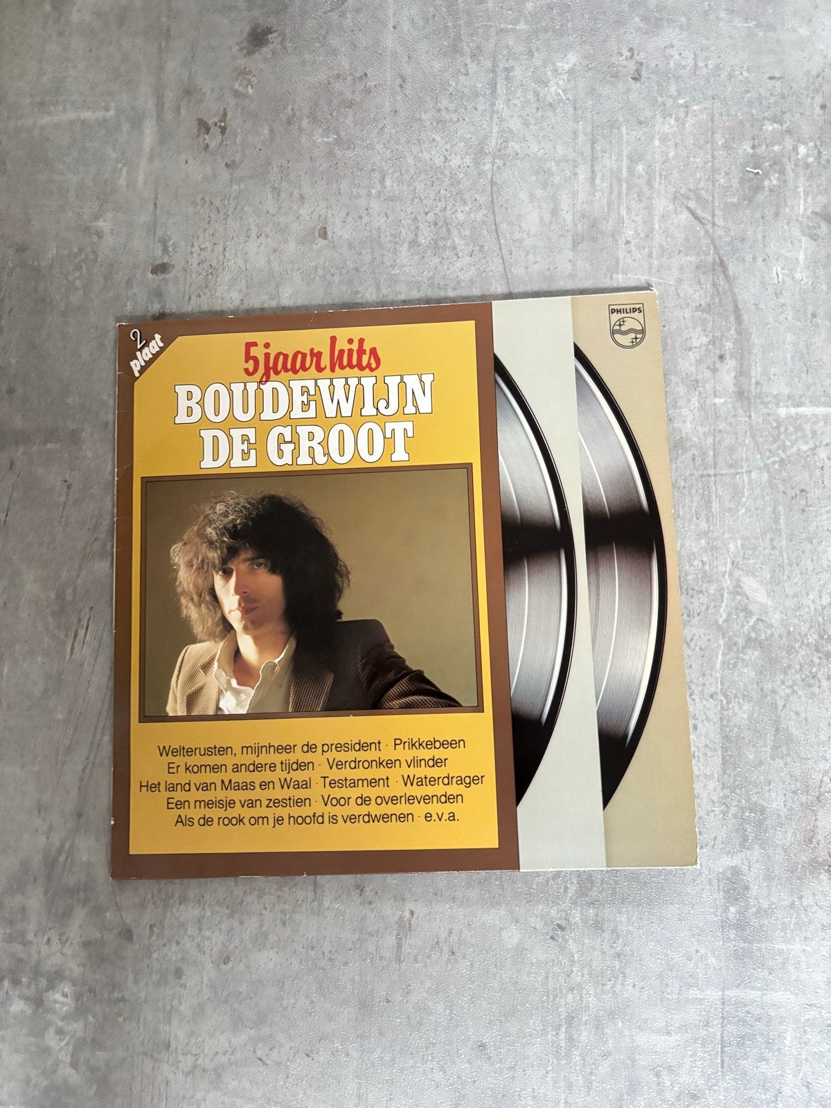Boudewijn de Groot - 5 Jaar Hits (2 LP's), Cd's en Dvd's, Gebruikt, Ophalen of Verzenden, Complilatie, 12 inch