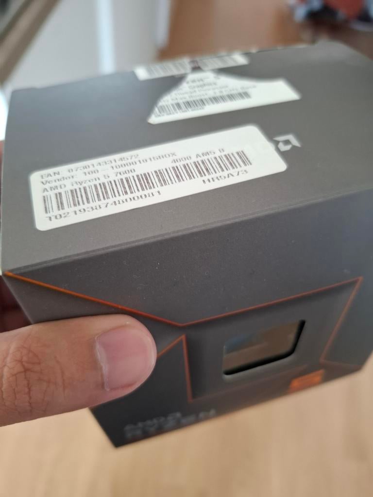 AMD Ryzen 5 7600 Processor met Cooler en Doos, Computers en Software, Processors, 6-core, AMD Ryzen 5 7600, AM5, Ophalen of Verzenden