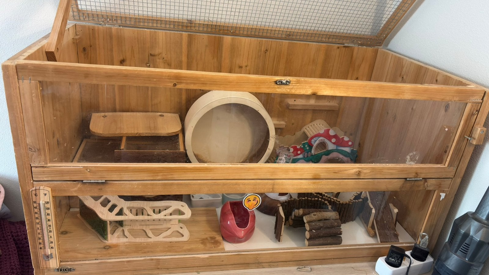 Mooi hamster hok, Dieren en Toebehoren, Knaagdieren en Konijnen | Hokken en Kooien, Minder dan 60 cm, Gebruikt, Ophalen of Verzenden