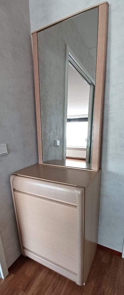 Kast met bijbehorende spiegel, Ophalen, 50 tot 100 cm, Zo goed als nieuw, 25 tot 50 cm