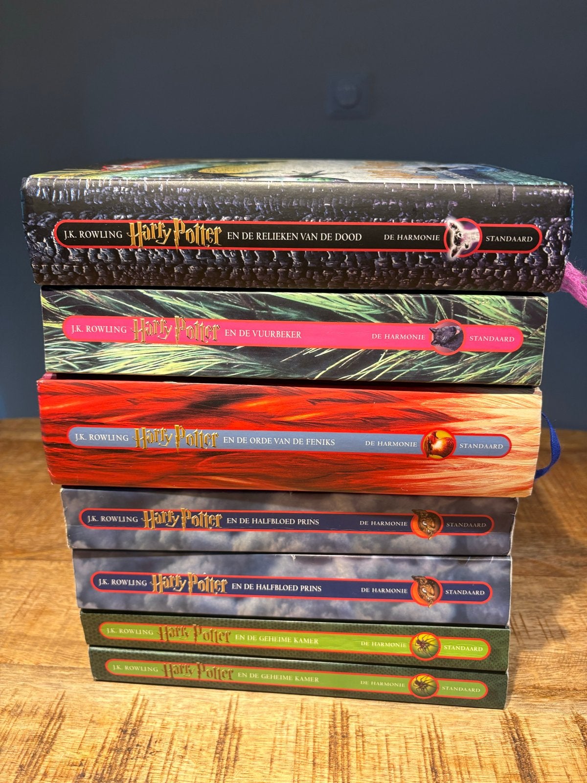 Harry Potter boekenreeks - De Harmonie (7 boeken), Ophalen of Verzenden, Gelezen
