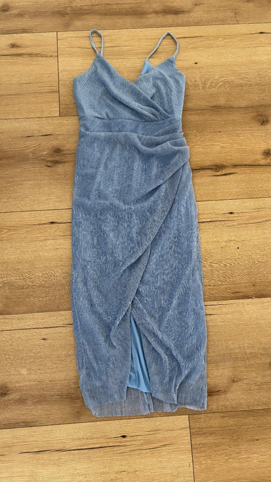 Blauwe galajurk maat 36/38, Kleding | Dames, Galajurk, Blauw, Ophalen of Verzenden, Zo goed als nieuw