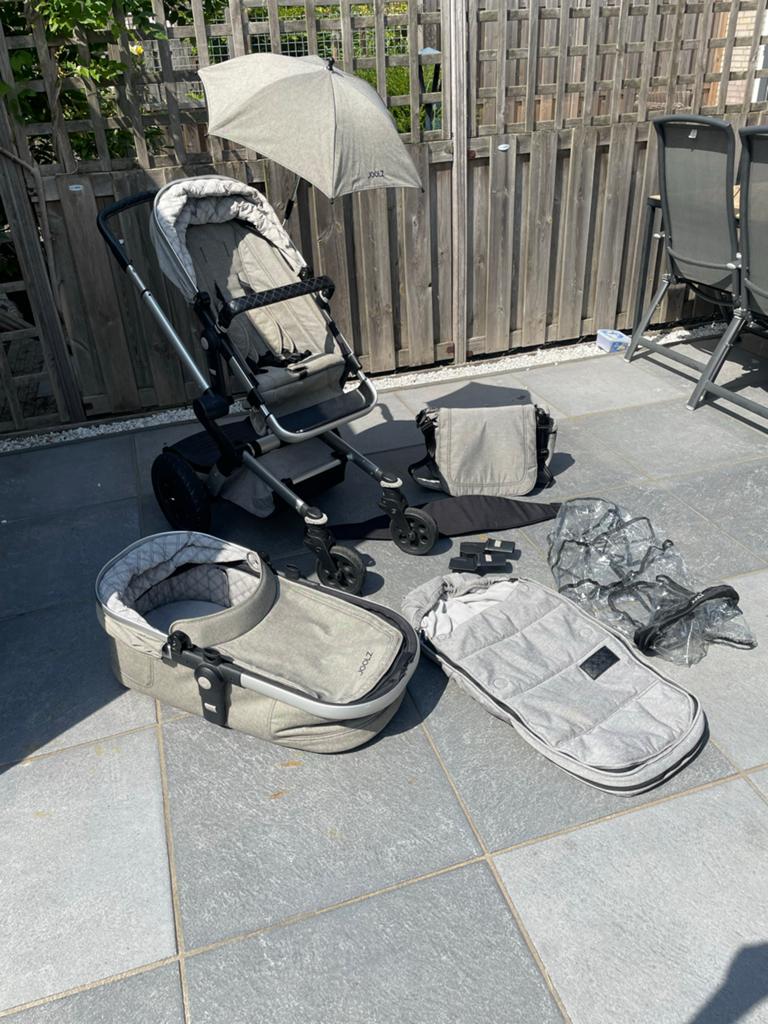 Joolz Day 3 Combiwagen met Reiswieg en Accessoires, Kinderen en Baby's, Kinderwagens en Combinaties, Zo goed als nieuw, Combiwagen