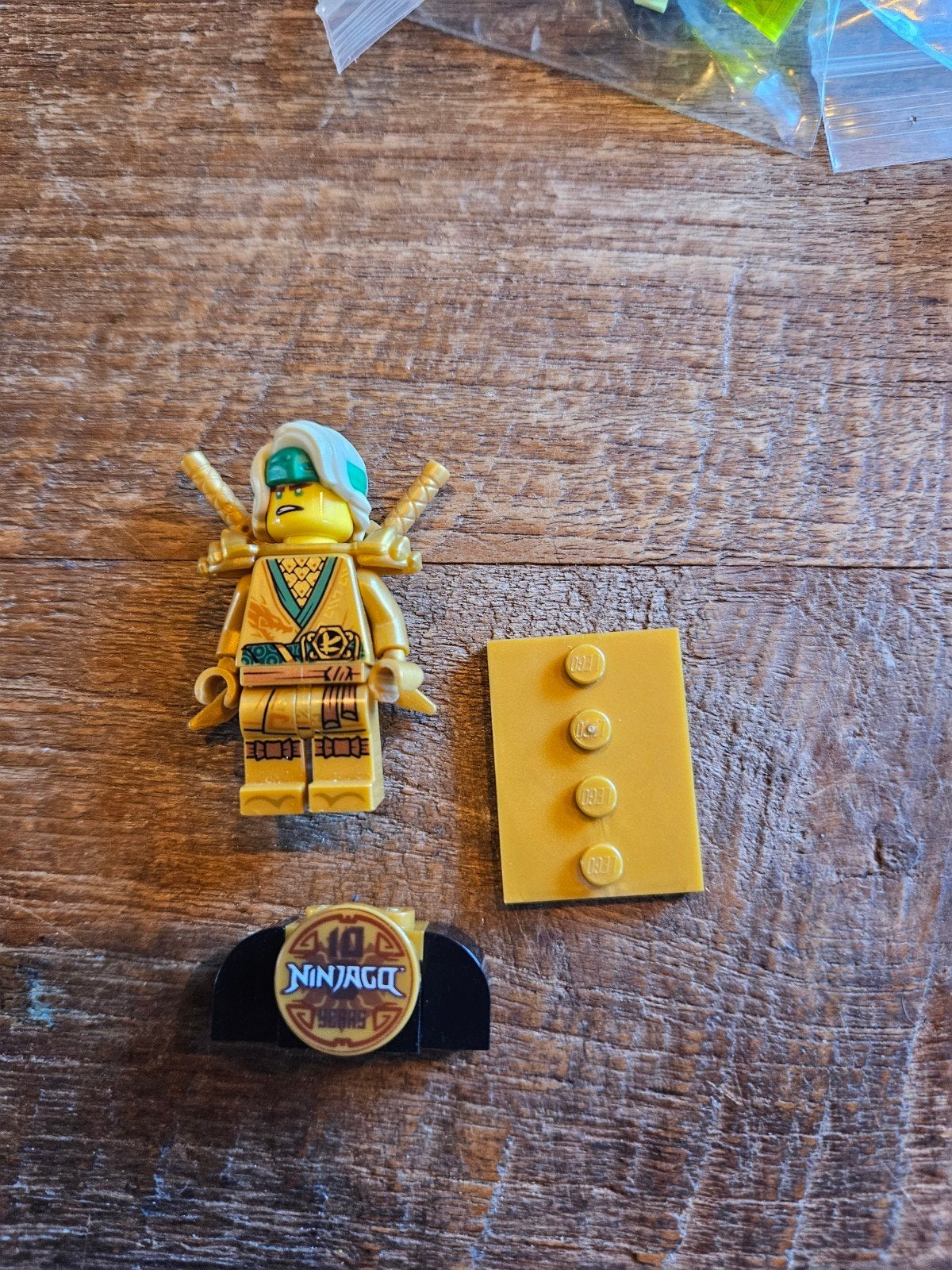 Lego Ninjago Lloyd Gouden Minifiguur (10 jaar Ninjago)