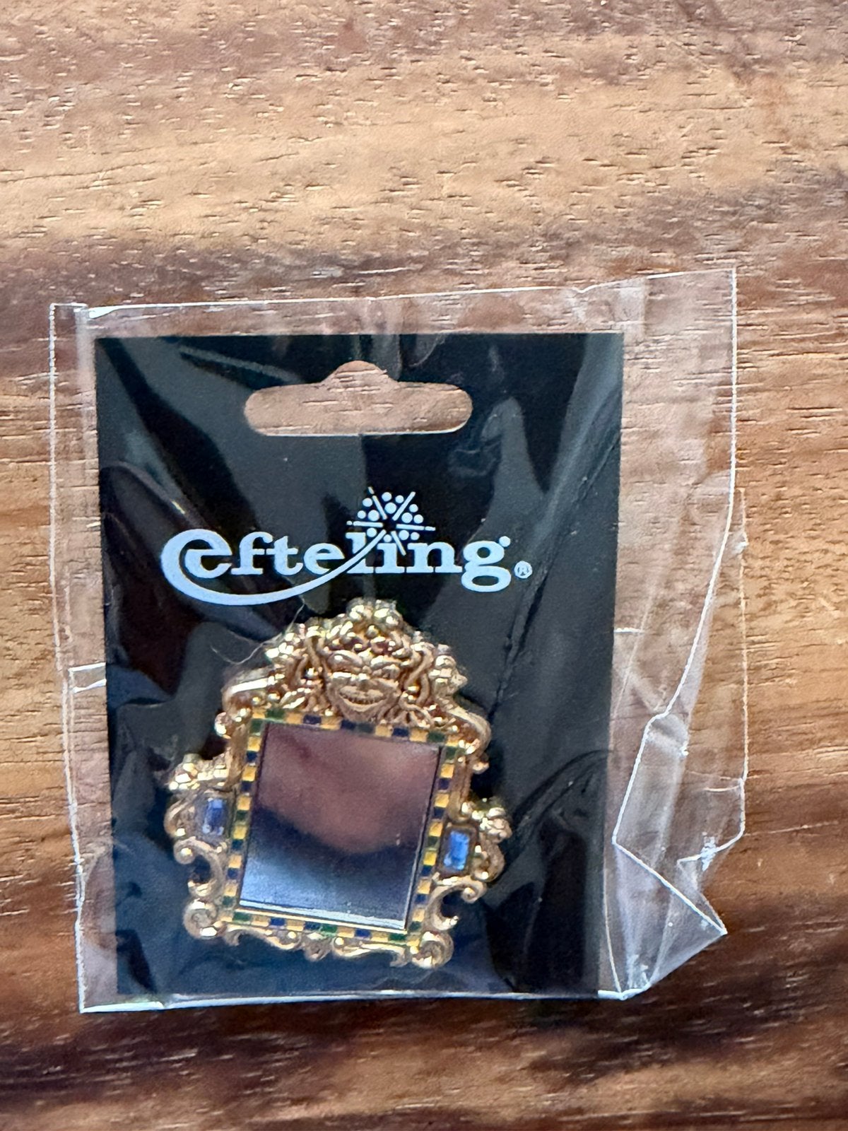 Efteling pin spiegel aan de wand op kaartje, Ophalen of Verzenden, Zo goed als nieuw