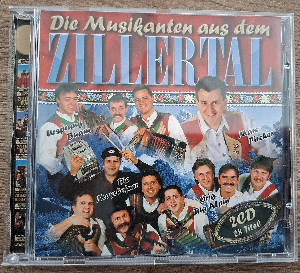 2 st. CD Die Musikanten aus dem Zillertal  Oostenrijk, Ophalen, Gebruikt