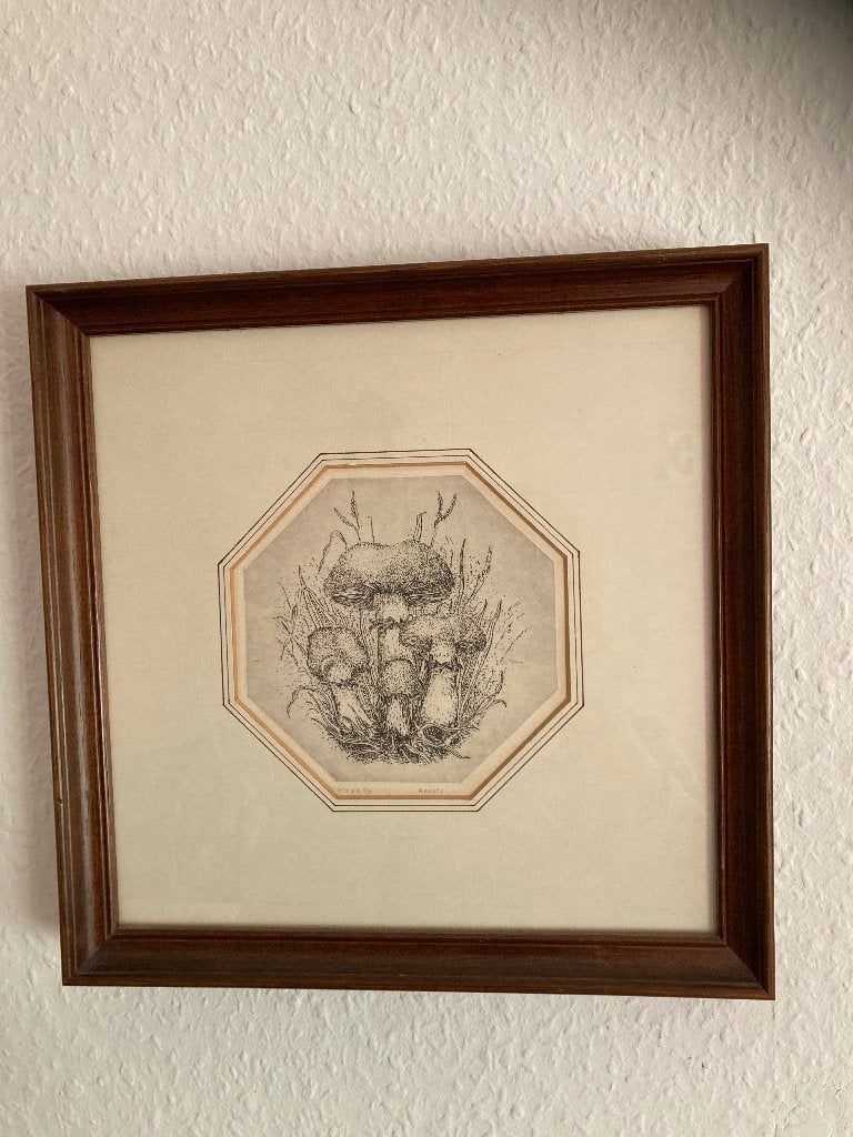Originele ets van Ad Raats, Ophalen of Verzenden