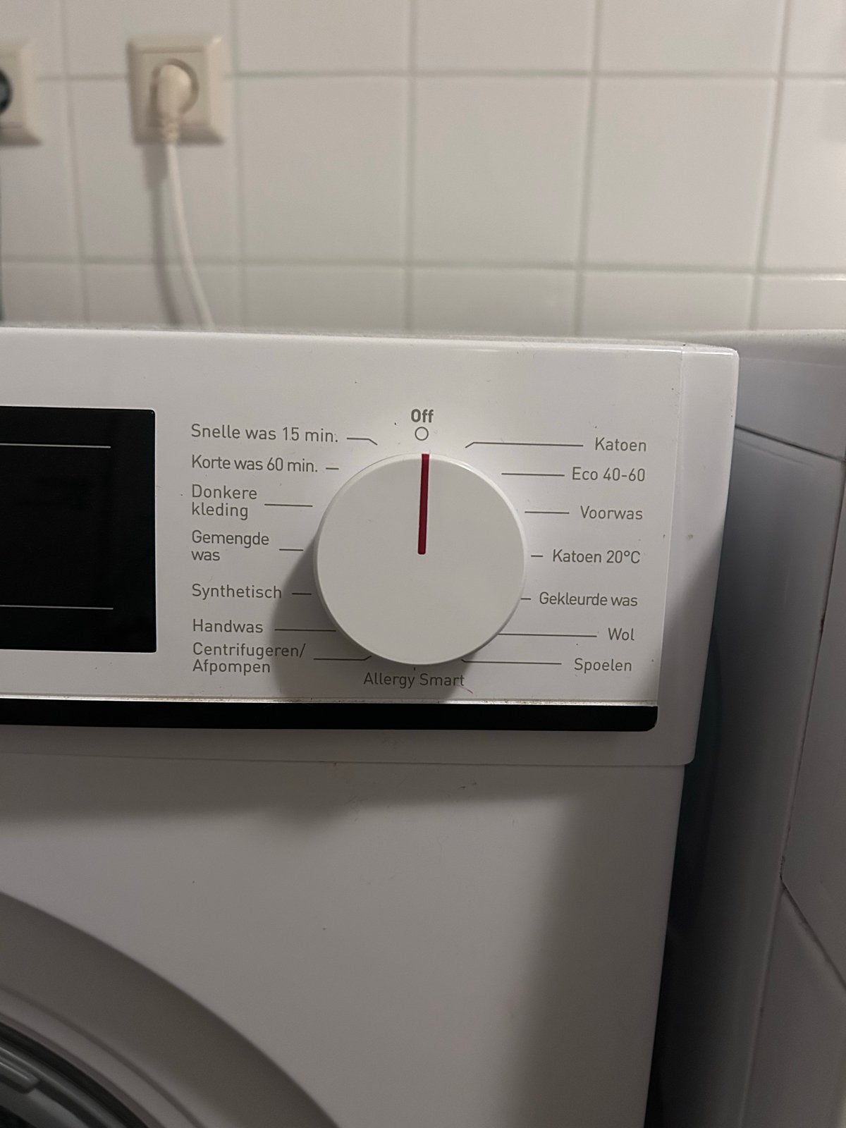Sharp ES-NFA814BWB Wasmachine 8kg 1400 toeren, Ophalen, 1200 tot 1600 toeren, 8 tot 10 kg, Zo goed als nieuw