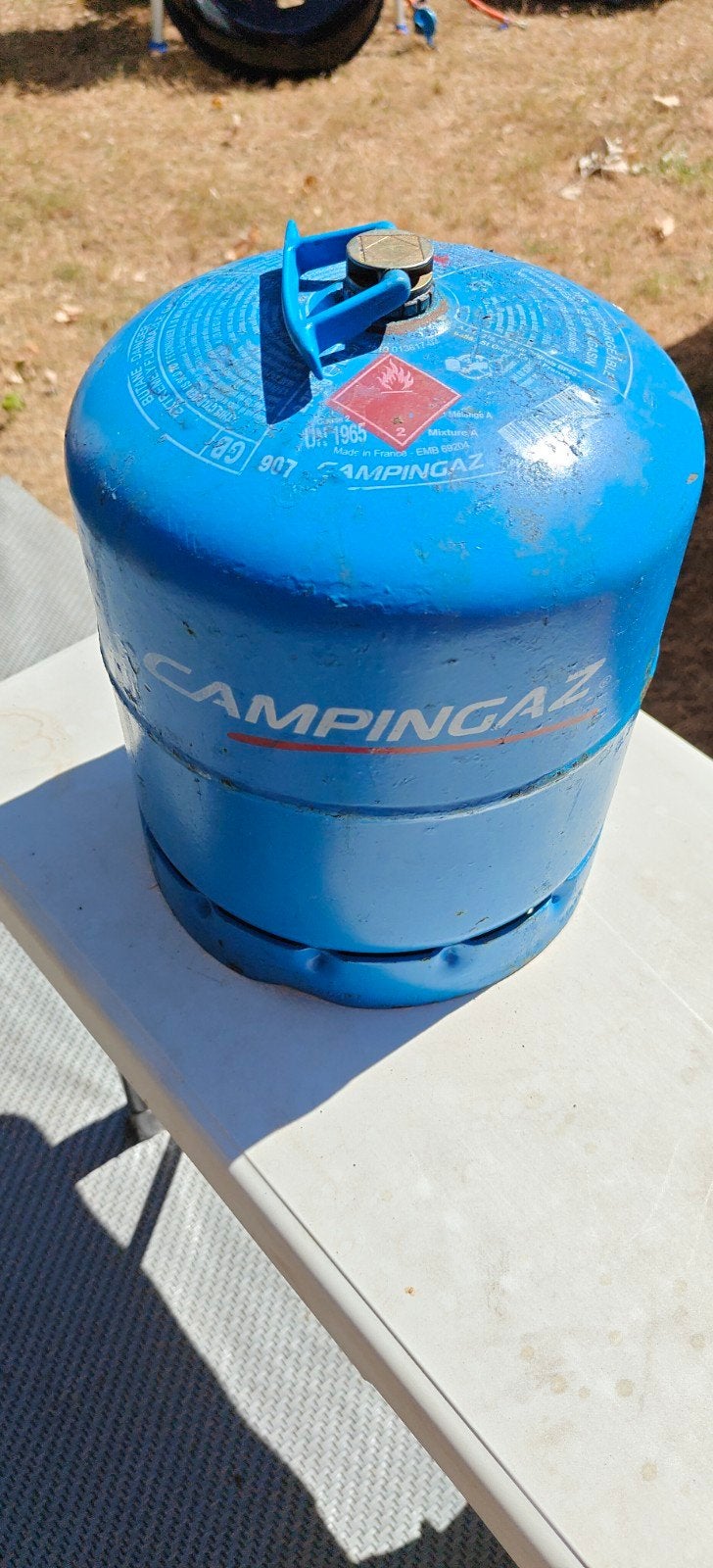 Campinggaz 907, Ophalen