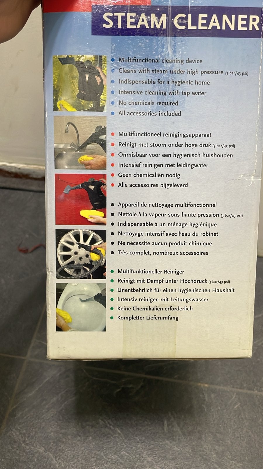 Stoomreiniger - Multifunctioneel en Hygiënisch, Ophalen, Gebruikt