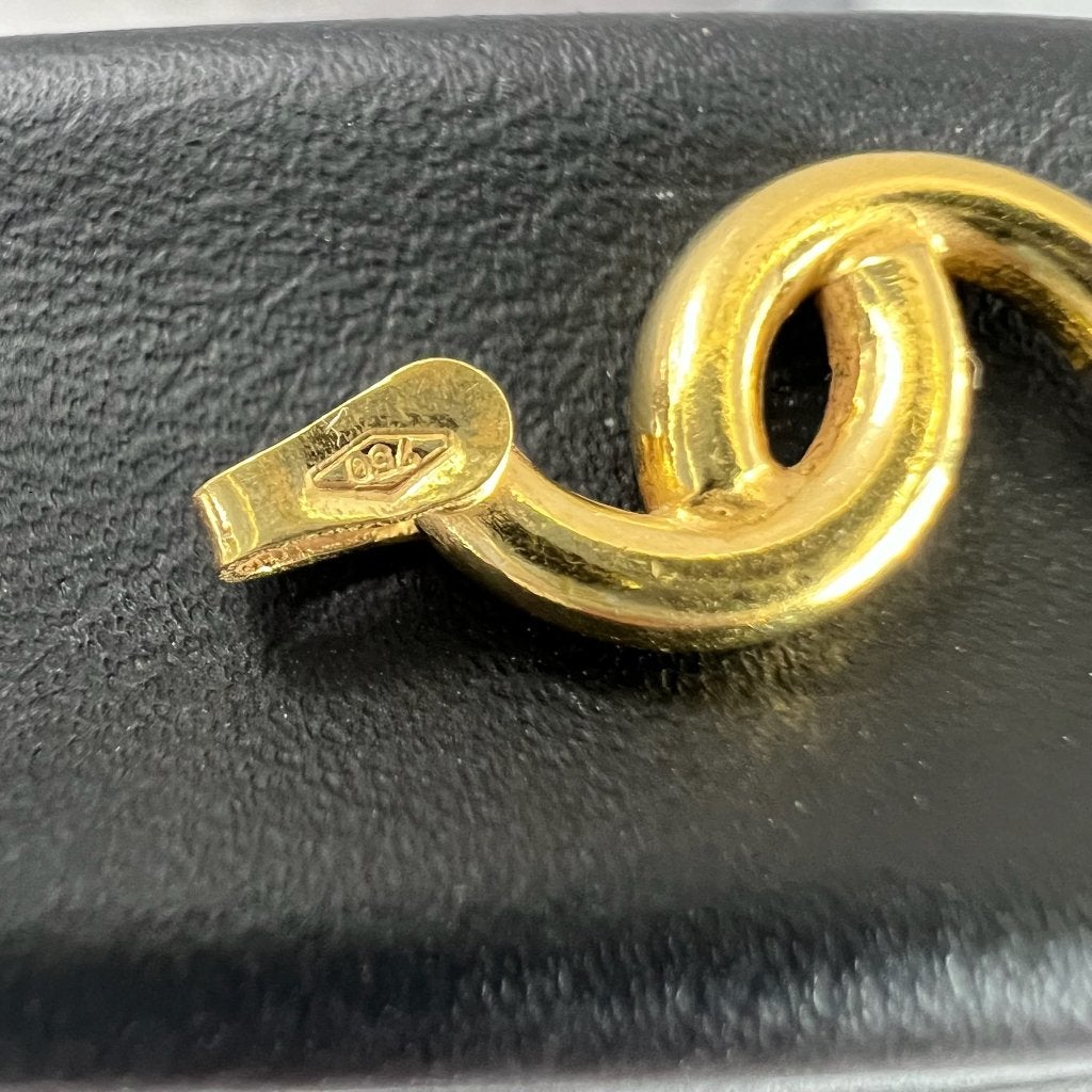 Gouden Armband | 18k  | 11,37g | boogjes | 19,5cm | 417216, Ophalen of Verzenden, Gebruikt, Goud, Goud