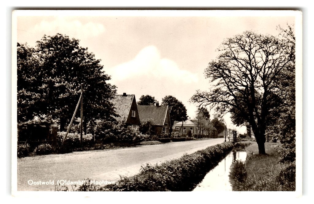 Oostwold, (Oldambt) Hoofdweg, Ophalen of Verzenden, 1940 tot 1960, Gelopen, Groningen