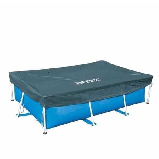 Intex afdekzeil 200 x 300 inclusief 2x winterkussens, Ophalen, Zo goed als nieuw, Afdekzeil