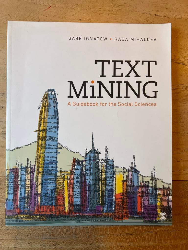 Text Mining: A Guidebook for the Social Sciences, Ophalen of Verzenden, Zo goed als nieuw, Software
