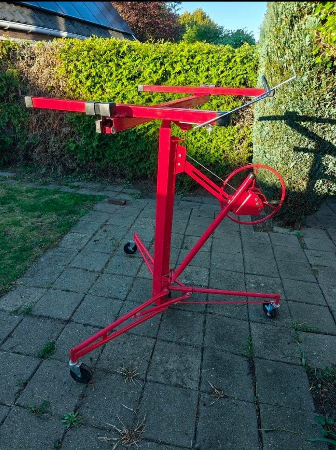Te huur: gipsplatenlift / platenlift, Ophalen of Verzenden, Gebruikt, Handmatig