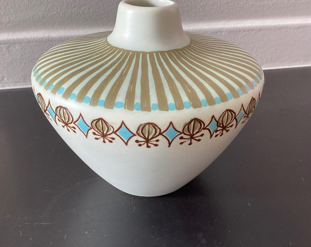 Vintage Vaas Turi Design Norway Figgjo Flint, Ophalen