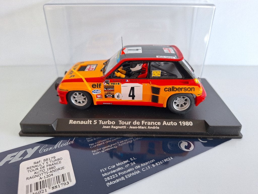 Fly Renault 5 Turbo  Tour De France Auto 1980 A1204, Overige merken, Racebaan, Fly, Nieuw