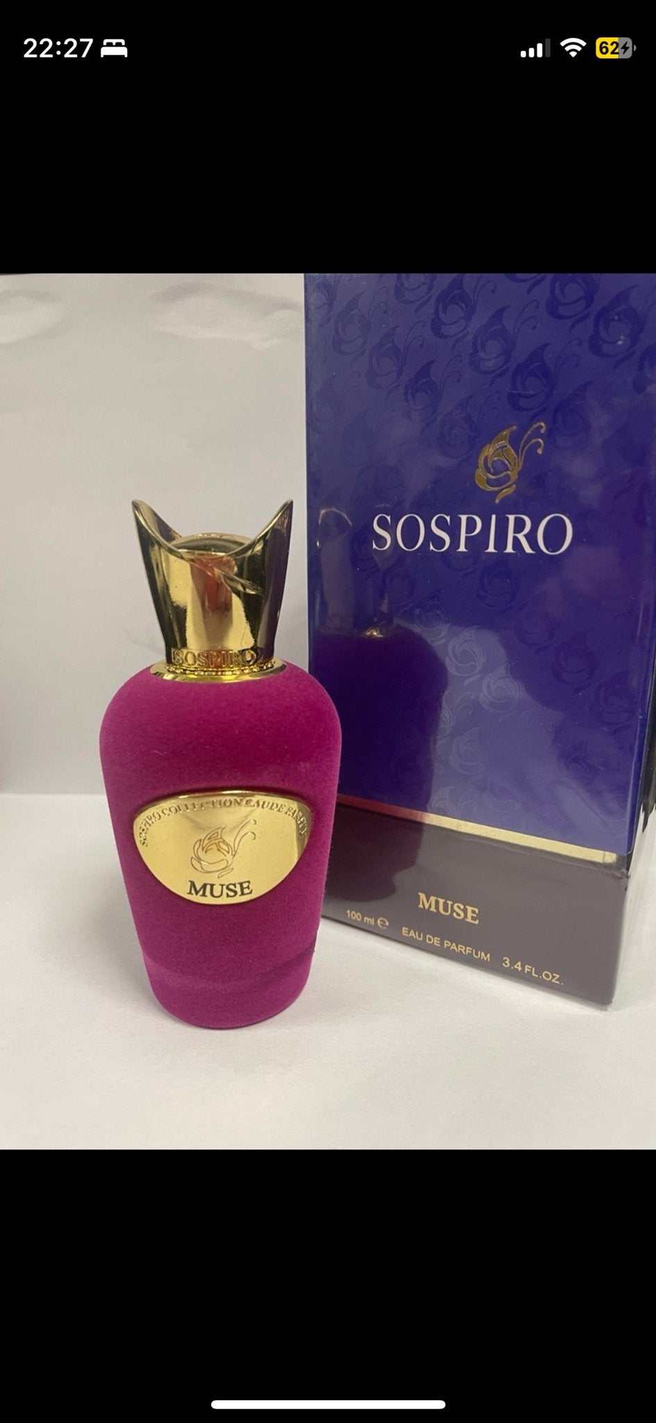Sospiro Muse 100ml EDP - Luxe Damesparfum, Ophalen of Verzenden, Zo goed als nieuw