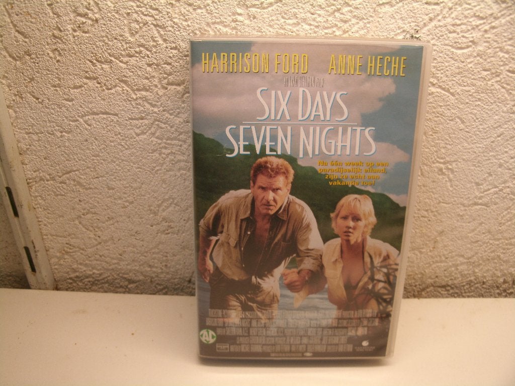vhs 78b six days seven nights, Alle leeftijden, Ophalen of Verzenden, Gebruikt