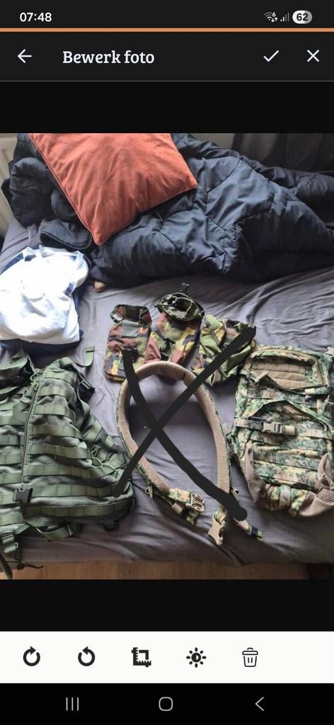 Diverse militaire uitrusting en accessoires, Ophalen of Verzenden