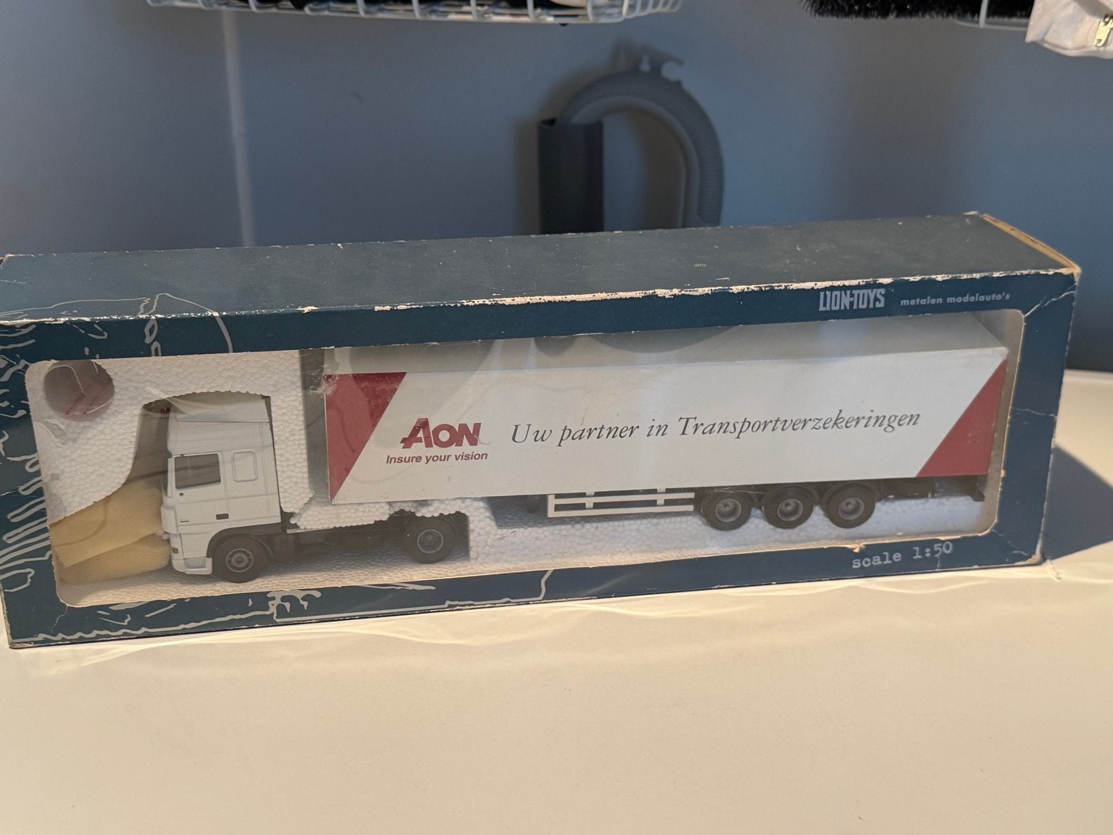 Lion Toys DAF AON Vrachtwagen Model 1:50, Ophalen of Verzenden, Zo goed als nieuw, Bus of Vrachtwagen, Lion Toys