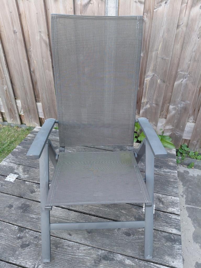 Tuinstoelen, 4 st., Ophalen, Gebruikt, Kunststof, Inklapbaar