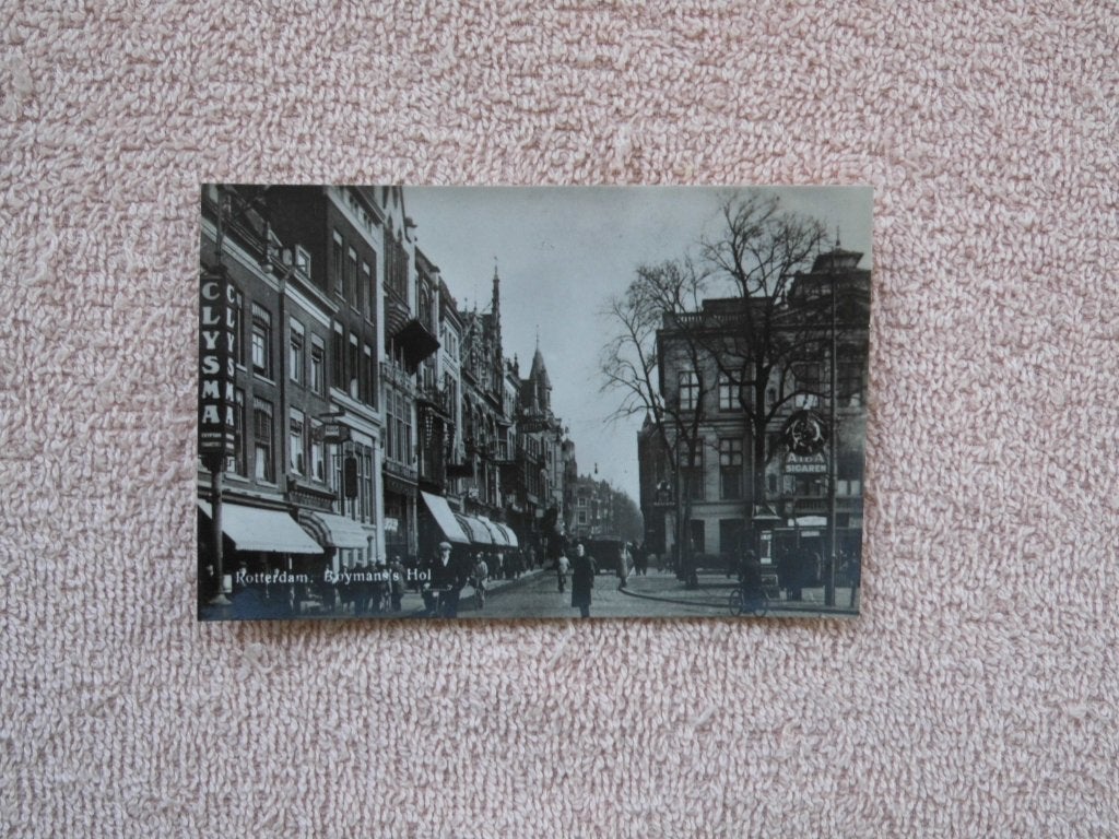 Oude zwart-wit ansichtkaart Rotterdam, Huysmans Hol, Ophalen of Verzenden, Voor 1920, Ongelopen, Zuid-Holland