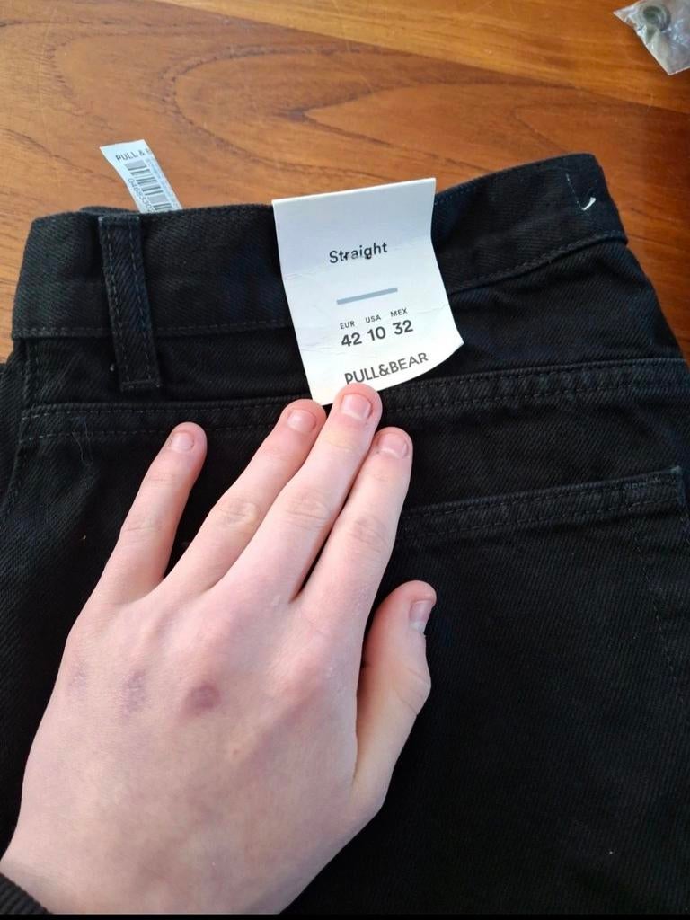 Pull&Bear Straight jeans zwart, Ophalen