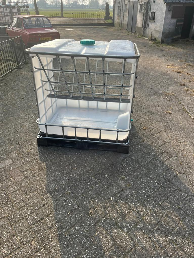Hooiruif ruif paardenbak paddockbak, Ophalen, Zo goed als nieuw, Hout, Vogelkooi