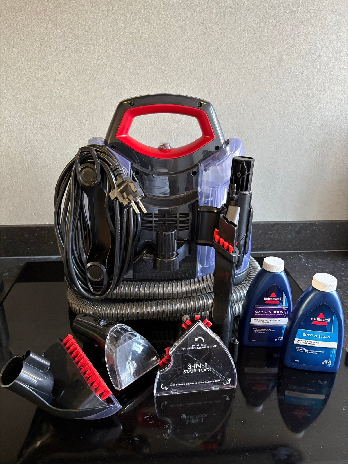 Bissell MultiClean Spot & Stain 4720M Vlekkenreiniger, Witgoed en Apparatuur, Stofzuigers, Ophalen, Overige merken, Geschikt voor harde vloeren