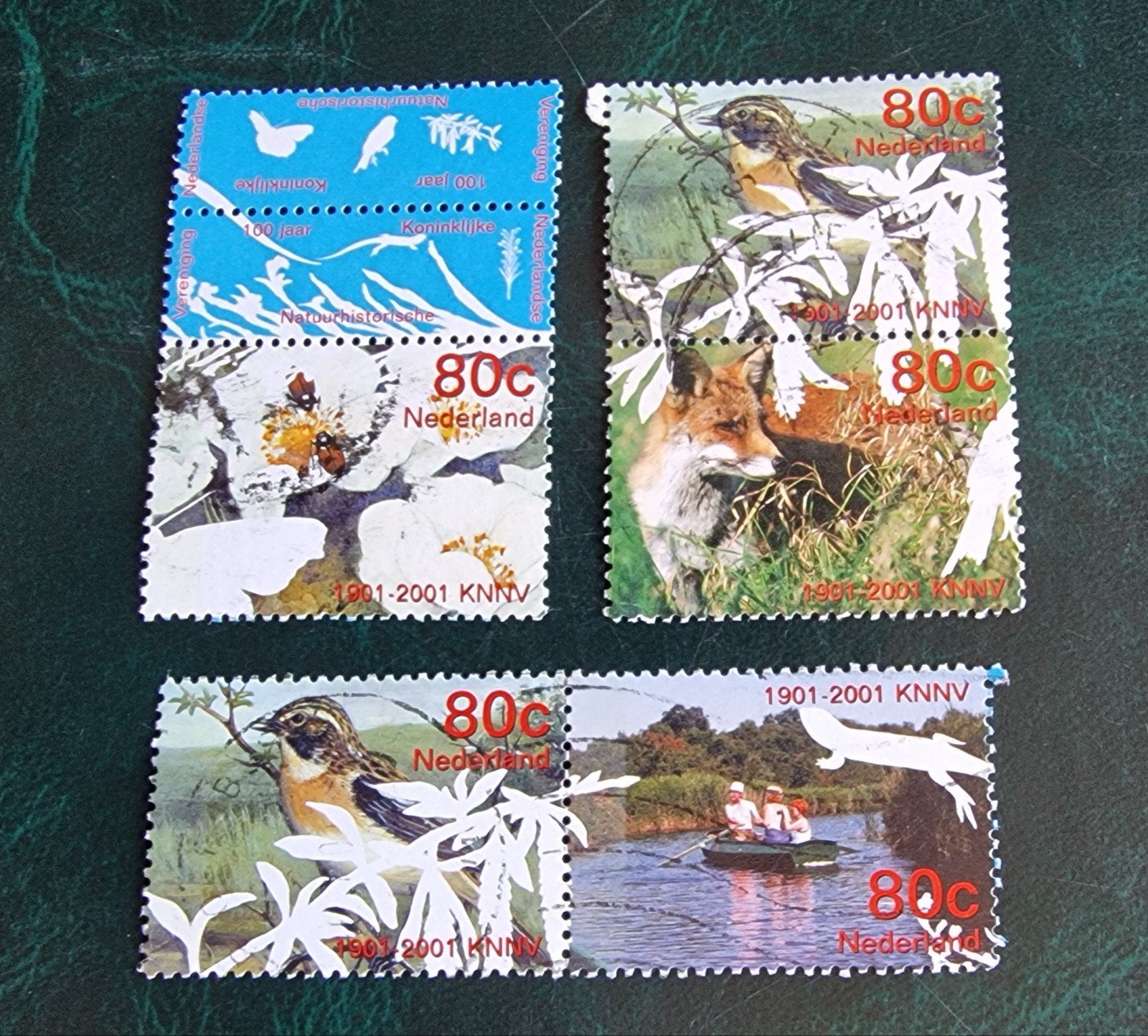 kv1243 Nederlandse postzegels 2001 KNNV - Natuurhistorische, Ophalen of Verzenden, Na 1940, Gestempeld